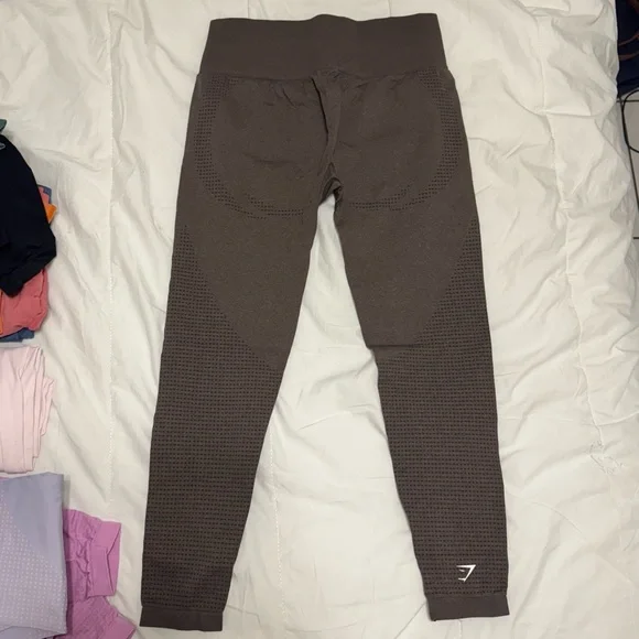 Gymshark VITAL SEAMLESS LEGGINGS - Espresso Marl - Picture 5 of 5